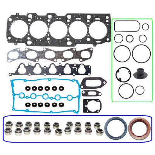 JOGO DE JUNTAS SUPERIOR DE MOTOR  MAREA 2.4 20V. 01/.. COM RETENTORES 