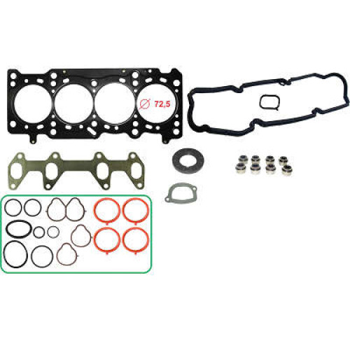 JOGO DE JUNTAS SUPERIOR DE MOTOR  FIAT EVO 1.4 8V. 09/.. FIRE FLEX COM RETENTORES 