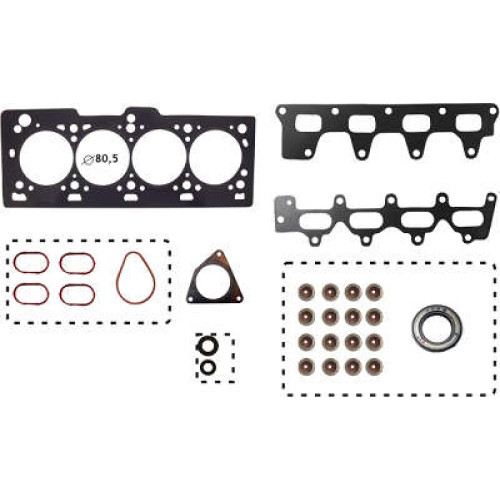 JOGO DE JUNTAS SUPERIOR DE MOTOR RENAULT K4M 1.6 16V. 99/.. DOHC