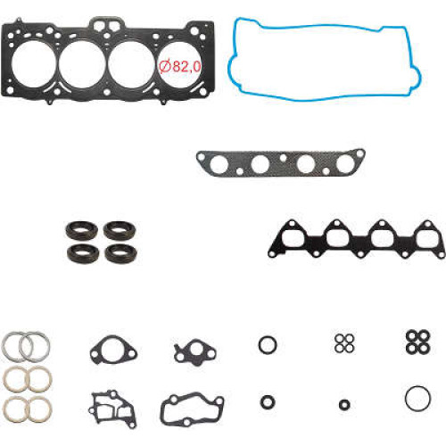 JOGO DE JUNTAS SUPERIOR DE MOTOR TOYOTA COROLLA 1.8 16V. 7A-FE 93/01