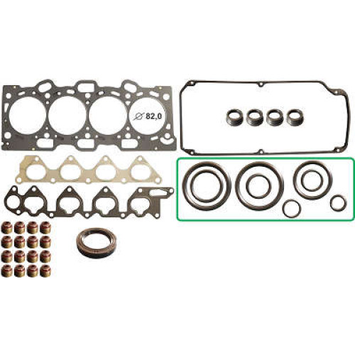 JOGO DE JUNTAS SUPERIOR DE MOTOR  MITSUBISHI PAJERO IO 1.8 /TR4 16V.