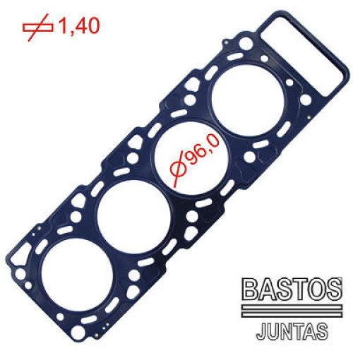 JUNTA DE CABECOTE MWM SPRINT 4.07 4 CIL. TURBO-ASPIRADO MEDIDA 1,40MM