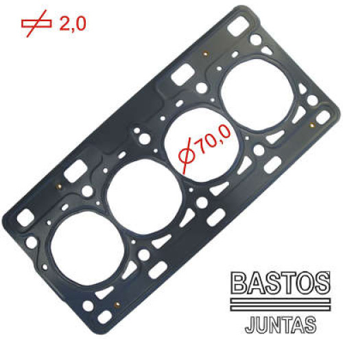 JUNTA DE CABECOTE RENAULT/PEUGEOT 1.0/1.2 16V. D4D