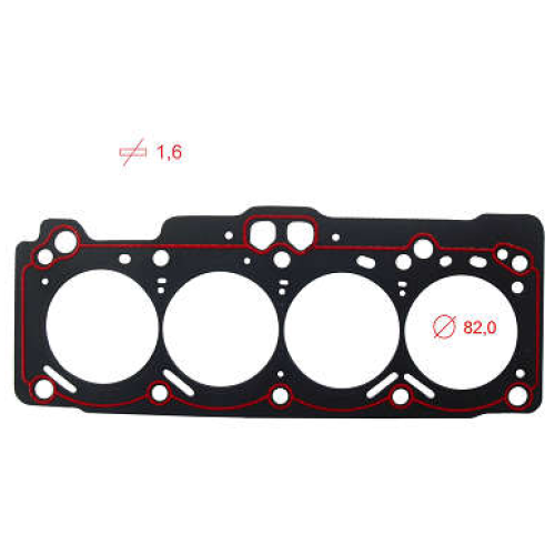 JUNTA CAB.TOYOTA COROLLA 1.6 16V. 92/00 4AFE