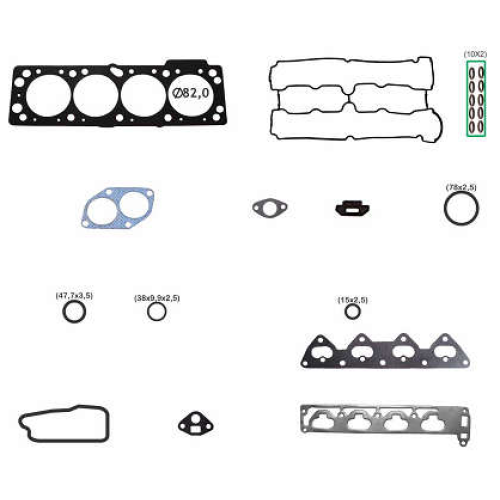 JOGO DE JUNTAS SUPERIOR DE MOTOR  GM/FIAT 1.8 16V. 03/.. DOHC