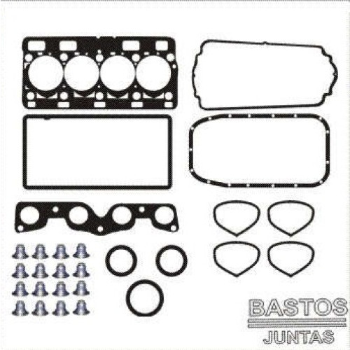 JOGO DE JUNTAS DO MOTOR RENAULT/PEUGEOT 1.0 16V. D4D/D4F COM RETENTORES 