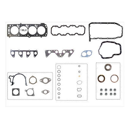 JOGO DE JUNTAS DE MOTOR BLAZER /S10 2.4 8V. 01/.. SEM RETENTORES 