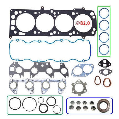 JOGO DE JUNTAS SUPERIOR DE MOTOR GM /FIAT 1.8 8V. 03/.. SOHC COM RETENTORES 