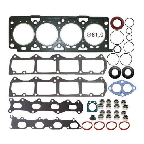 JOGO DE JUNTAS SUPERIOR DE MOTOR PALIO/DOBLO 1.6 16V. 01/.. COM RETENTORES 