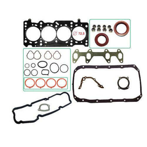 JOGO DE JUNTAS DE MOTOR FIAT EVO 1.0 8V. 10/.. FIRE FLEX COM RETENTORES 
