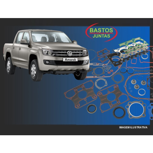 JOGO DE JUNTAS SUPERIOR DO MOTOR VW AMAROK 2.0 16V. TDI 2011/.. TURBO DIESEL