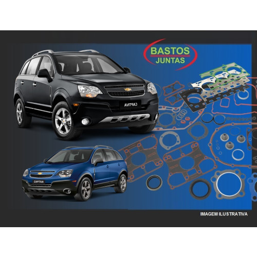 JOGO DE JUNTAS DO MOTOR CAPTIVA SPORT 3.0 24V. GAS. 11/13 LF1 V-6 DOHC