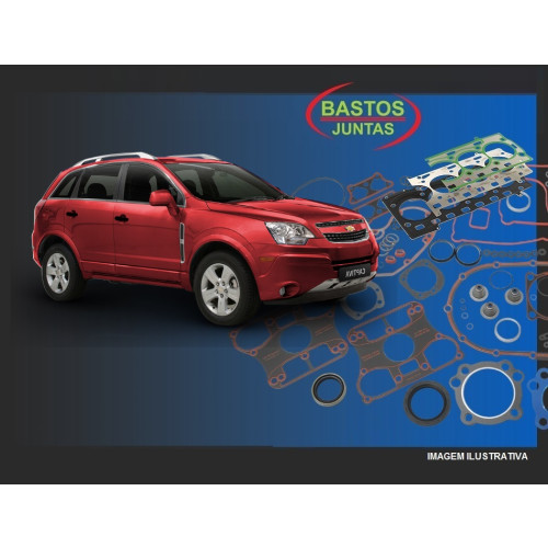 JUNTA DE CABECOTE DO MOTOR CAPTIVA SPORT 3.0 24V. 11/.. V-6 GAS. DOHC 268CV 2986CC 1,00 MM (02 PECAS DIREITO +ESQUERDO)