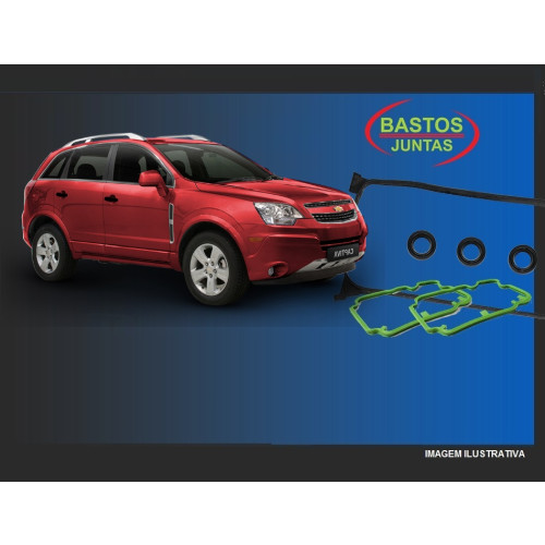 JUNTA DA TAMPA DE VALVULAS DO MOTOR CAPTIVA 2.4 16V ECOTEC SILICONE E BORRACHA DO PARAFUSO