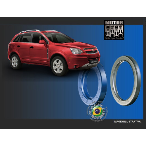 RETENTOR DIANTEIRO DO VIRABREQUIM MOTOR CAPTIVA AWD 3.6 24V. 08/10 HFV6 261CV GAS. /OMEGA 3.6 24V. 10/12 V-6 GAS. /TRAILBLAZER LTZ 4X4 3.6 24V. 12/17 GAS.  12608750
